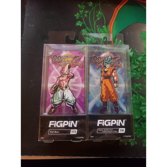Kid buu and Goku Figpins - Picture 1 of 2